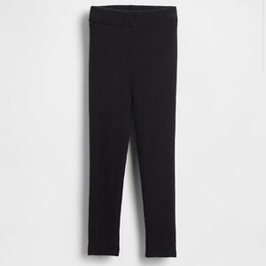 Baby GAP Toddler Kids Girls Cash Soft Ribbed Knit Sweater Leggings 3T NWT Black